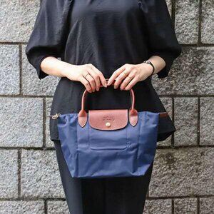 New LONGCHAMP Le Pliage Club S Navy Blue
